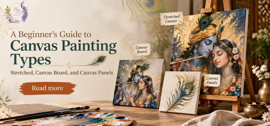 A Beginner’s Guide to Canvas Painting Types: Stretched, Canvas Board, and Canvas Panels